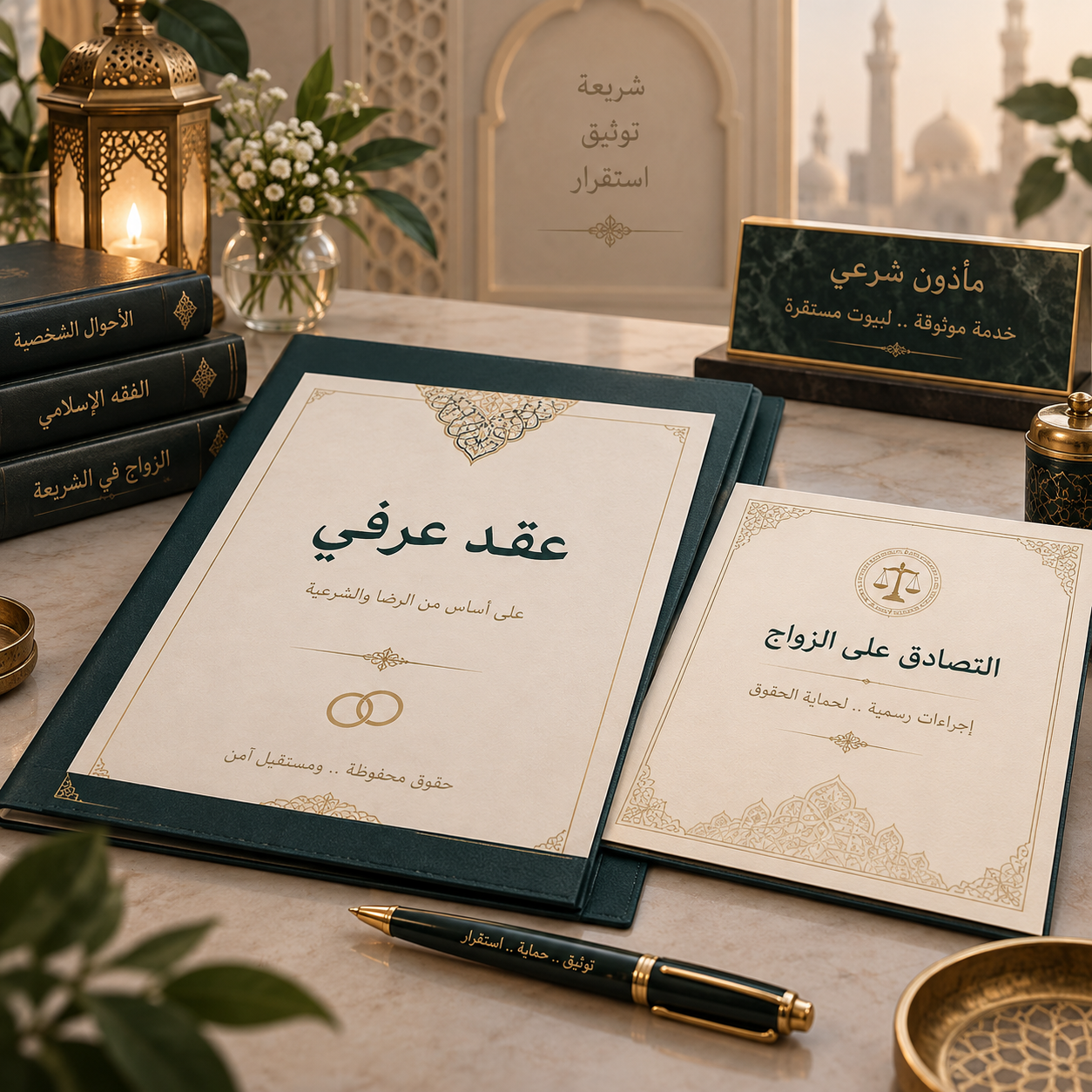 الزواج العرفي والتصادق على الزواج