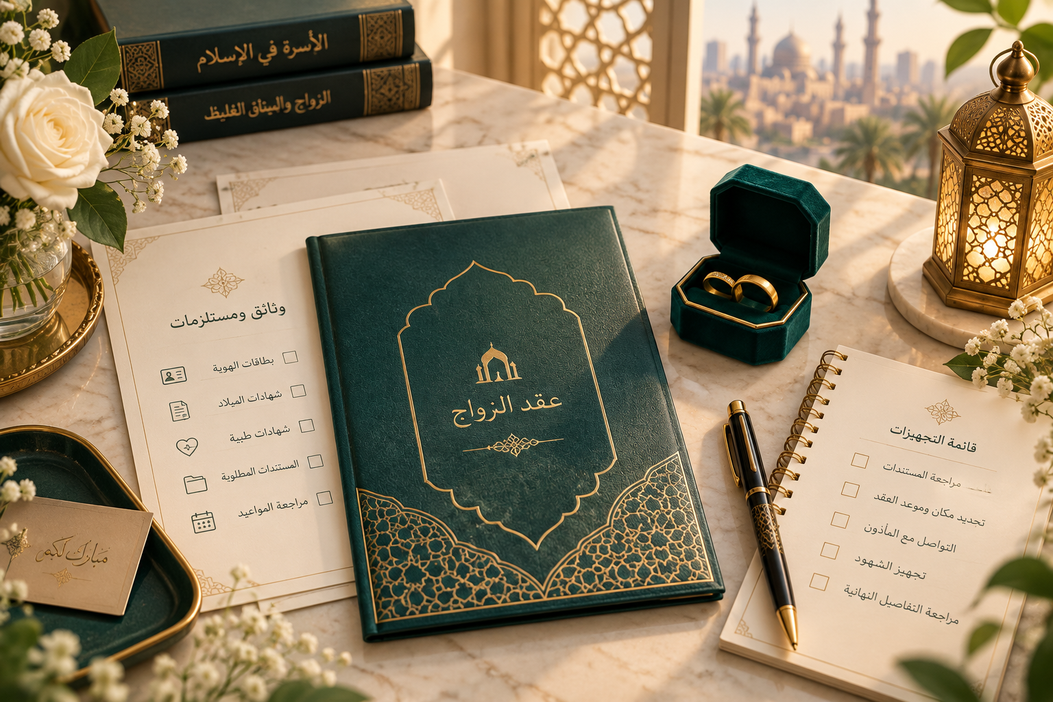 ما تحتاج معرفته قبل كتب الكتاب وعقد الزواج