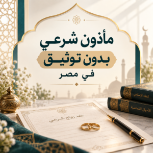 مأذون شرعي بدون توثيق في مصر
