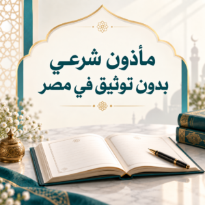 مأزون شرعي بدون توثيق